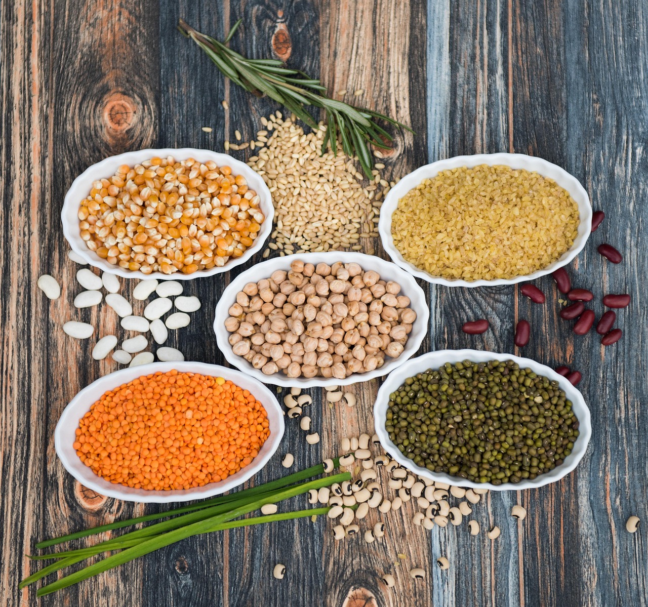 Vitamin B1 is in pulses, lentils, beans, and legumes.